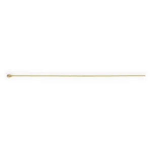 🔗 Head Pin with Beaded End in 14ct Yellow Gold Filled