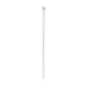 🔗 Head Pin with Beaded End in Sterling Silver