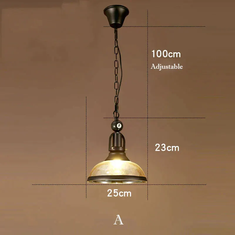 American Retro Chandelier Decoration Creative Personality Nostalgic Lamps