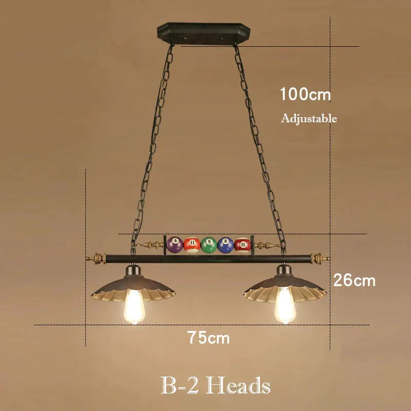 American Retro Chandelier Decoration Creative Personality Nostalgic Lamps