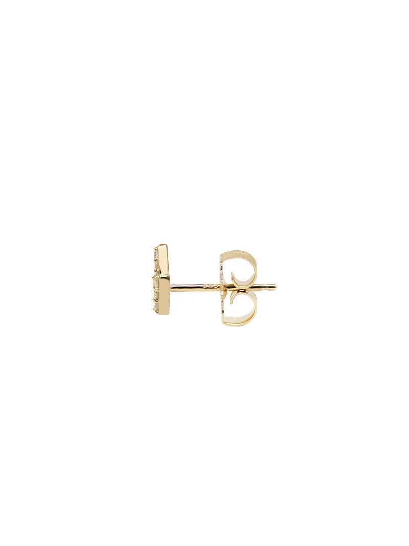 Aztec Zig Zag Studs