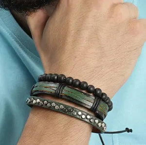 BRAIDED MULTI-LAYER BRACELET SET