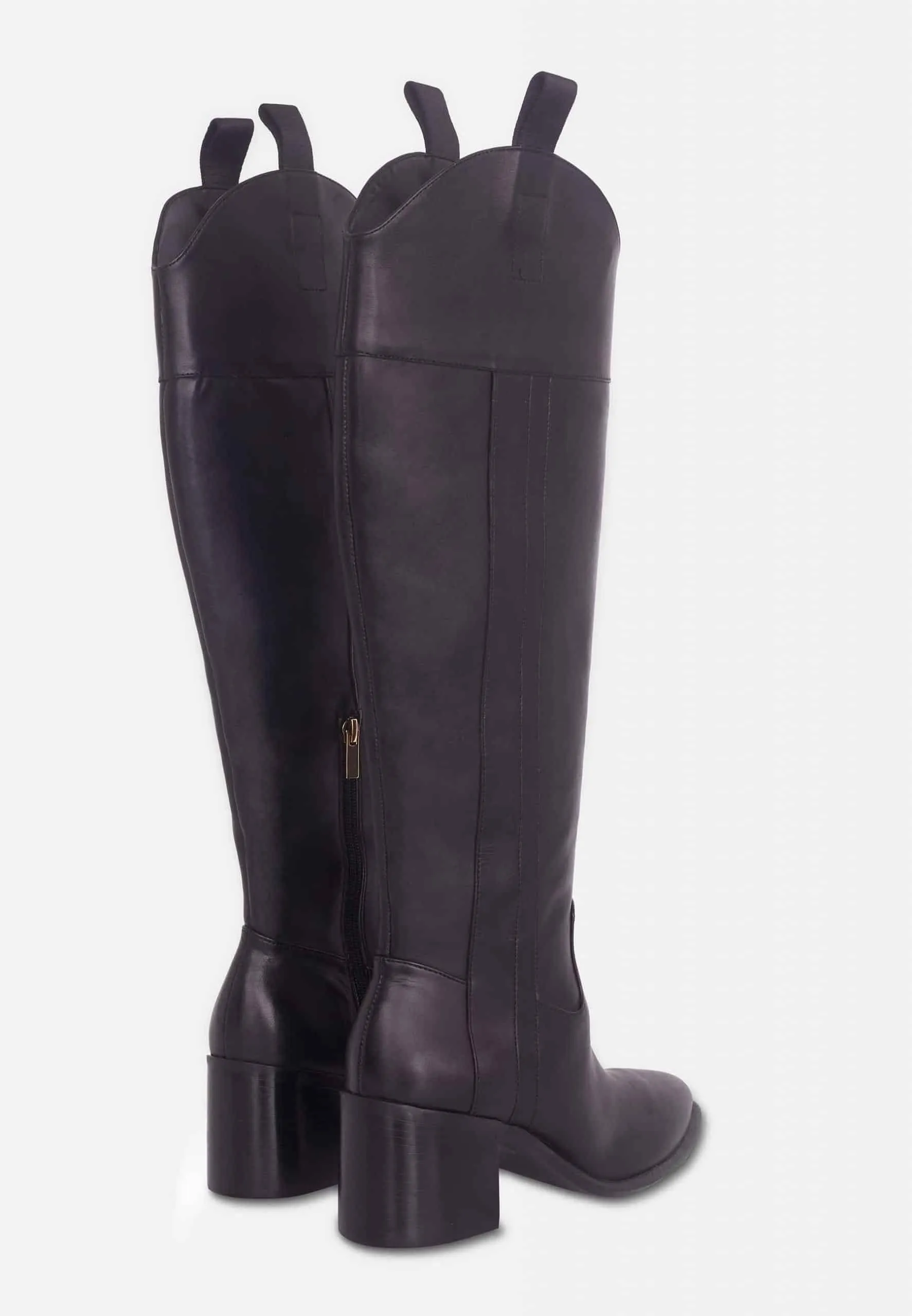 Canna Elegant Leather Knee-High Boots