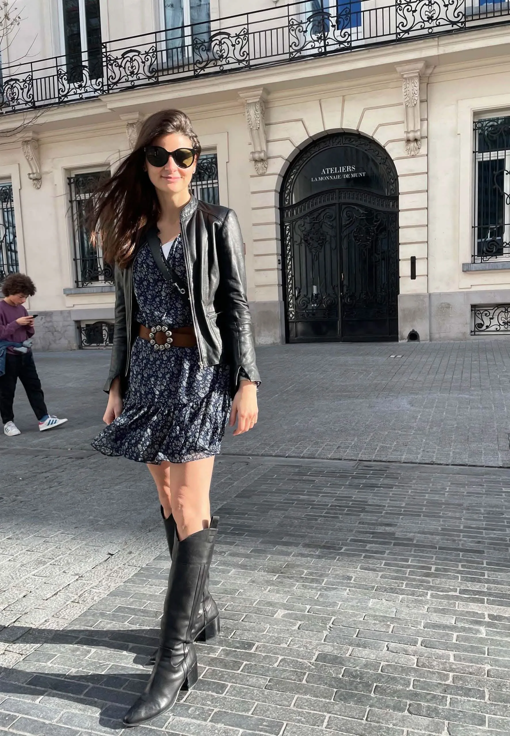 Canna Elegant Leather Knee-High Boots
