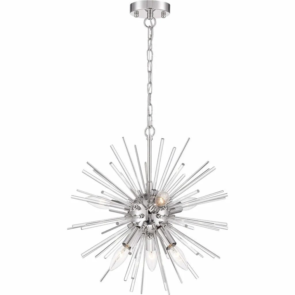 CIRRUS 8 LIGHT CHANDELIER