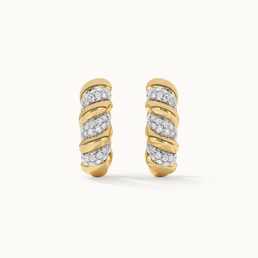Classic Tidal Diamond Hoops