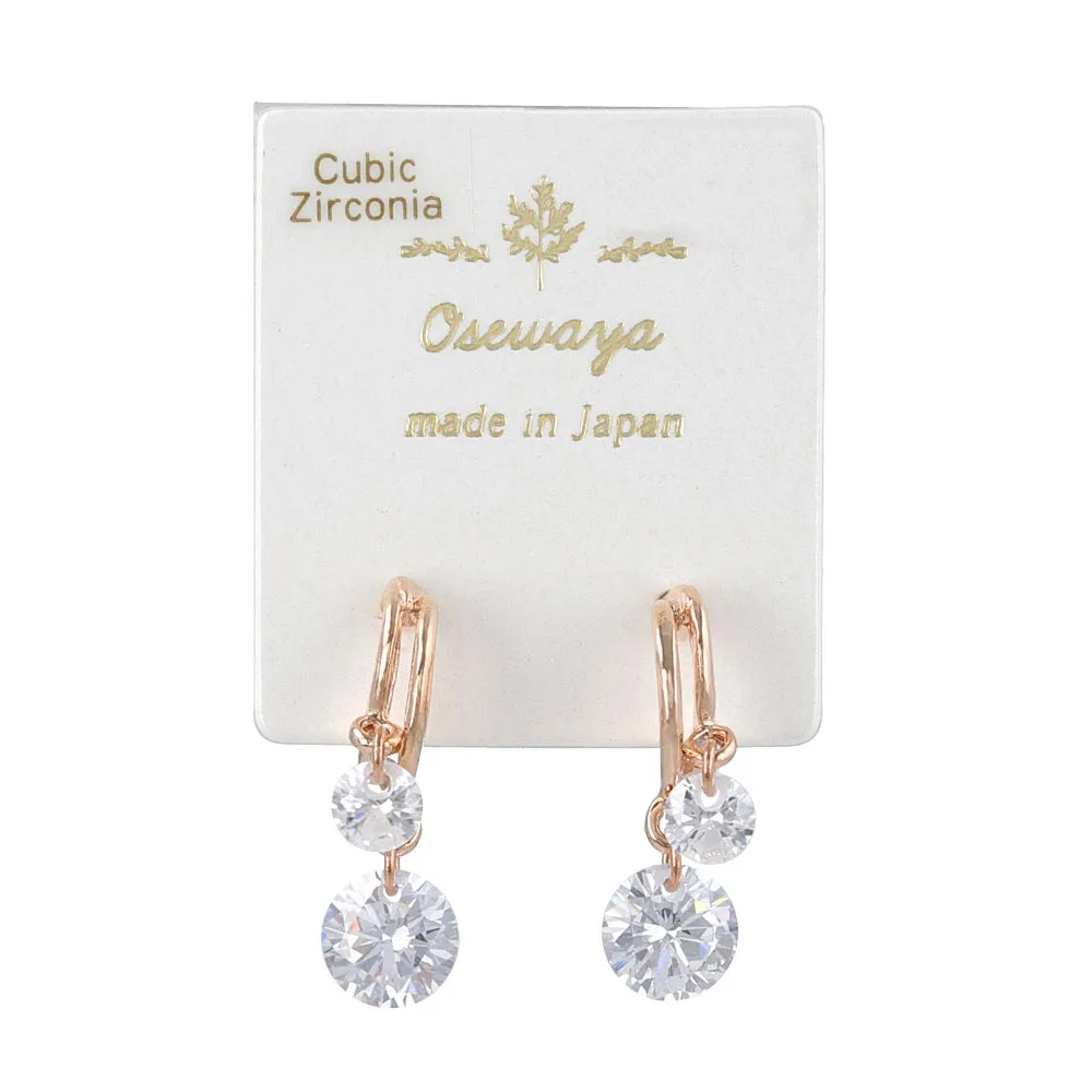 CZ Drop Earrings