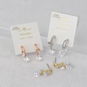 CZ Drop Earrings