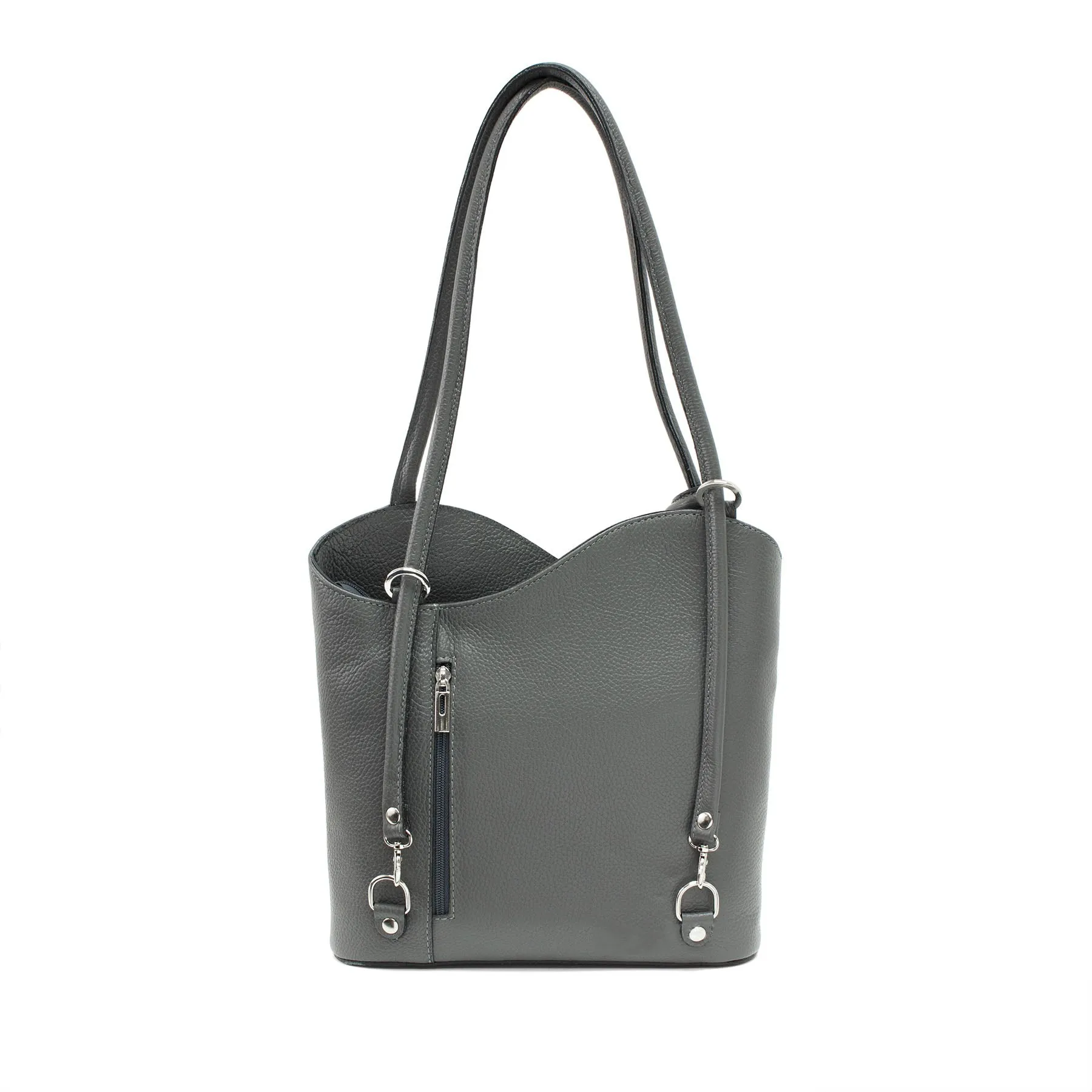 Dark Grey Shoulder Bag Convertable to Backpack