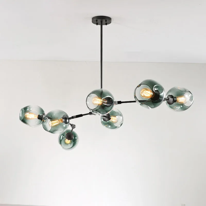 Elegant Glass Molecular Pendant Chandelier for Living Room Decor