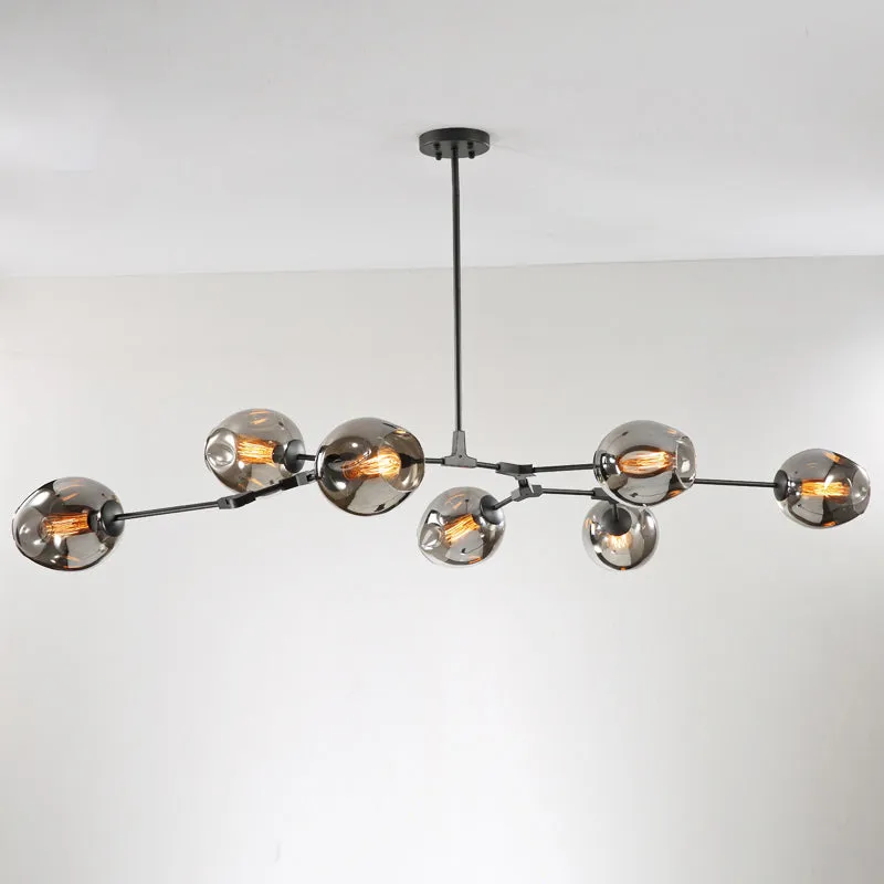 Elegant Glass Molecular Pendant Chandelier for Living Room Decor