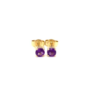 Gem Stud Amethyst