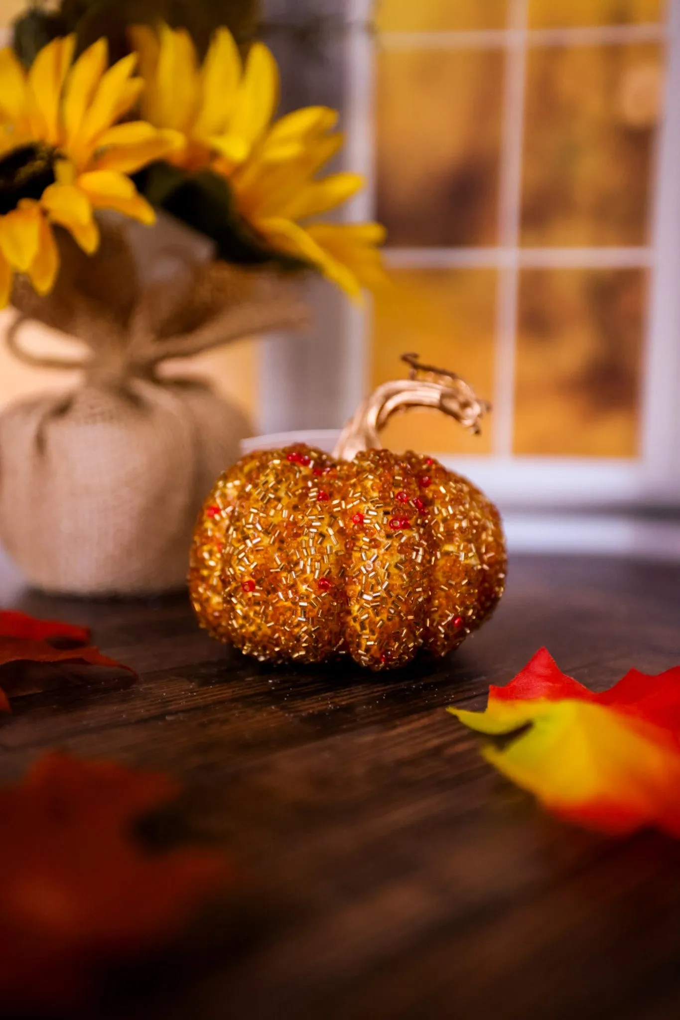 Glittering Pumpkin Figurines (3 Styles) FINAL SALE
