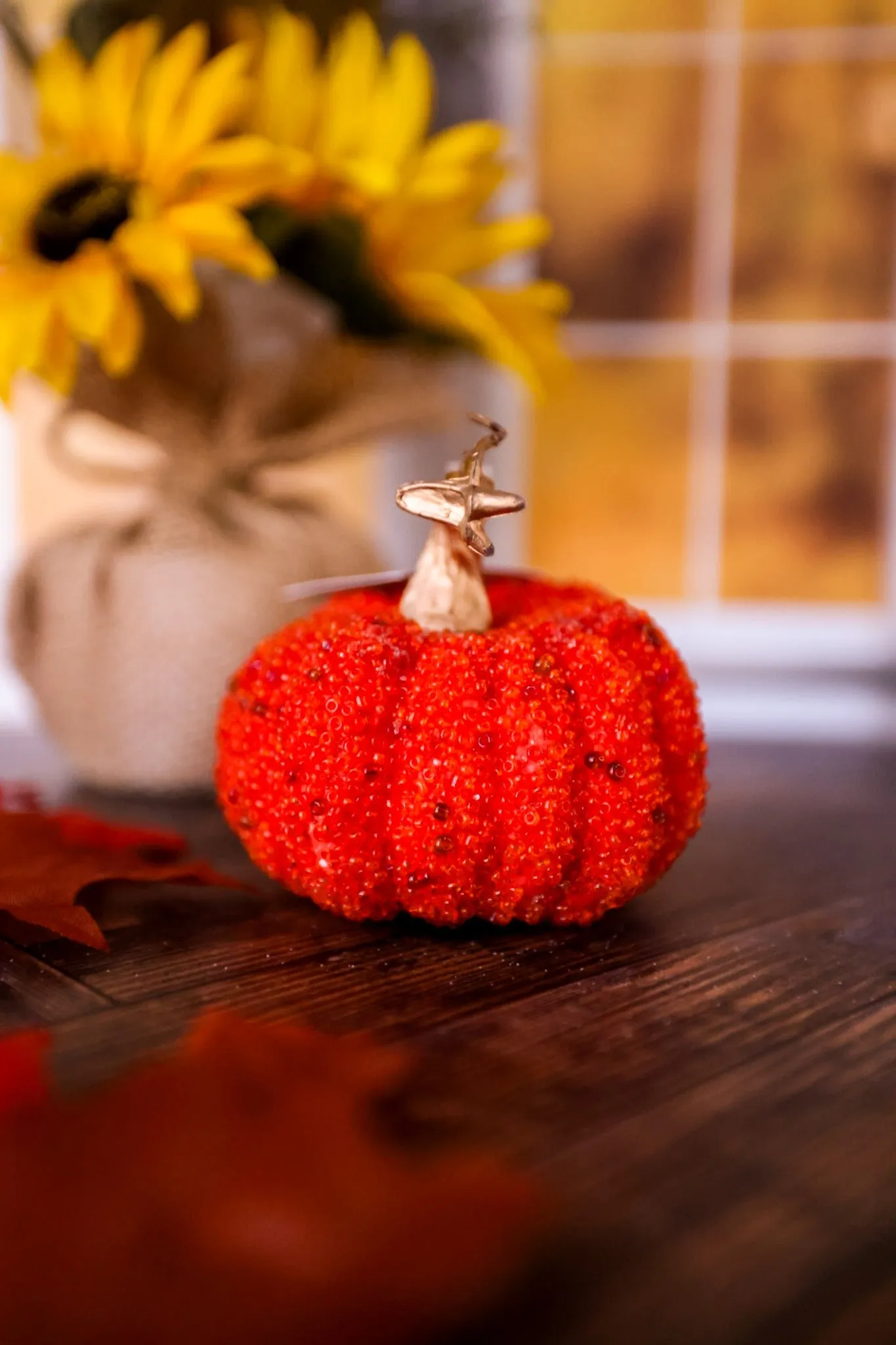 Glittering Pumpkin Figurines (3 Styles) FINAL SALE