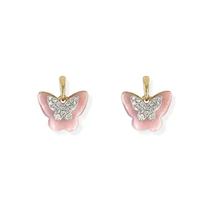 Gold Butterfly Earrings