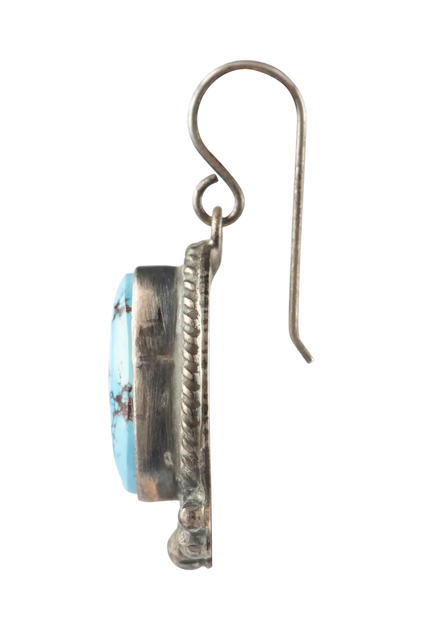 Golden Hills Silver & Turquoise Drop Earrings