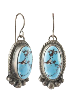 Golden Hills Silver & Turquoise Drop Earrings