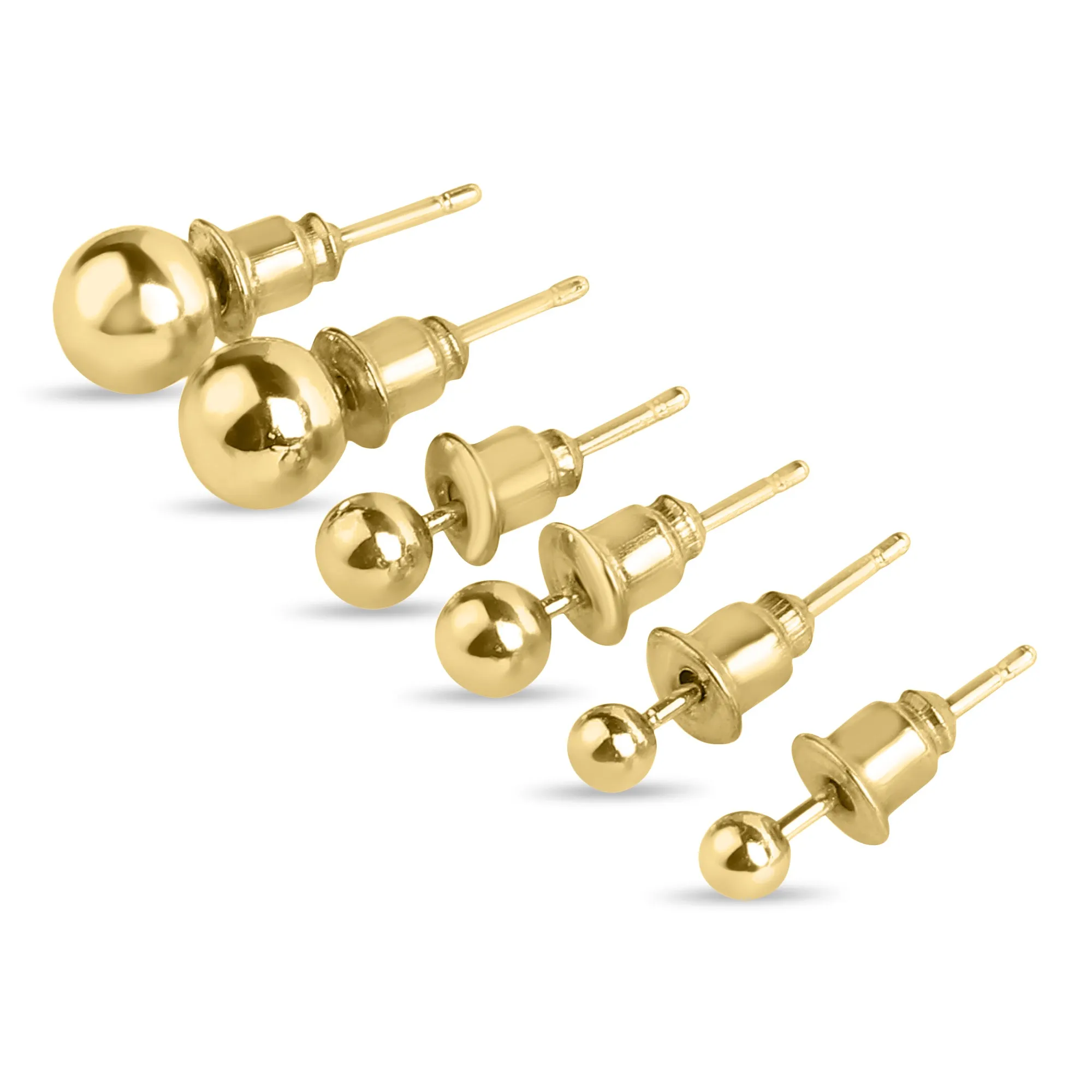 Golden Pearl Studs
