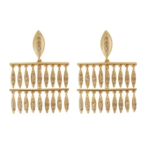 Grass Mini Raining Drops Earrings Y-LCHD