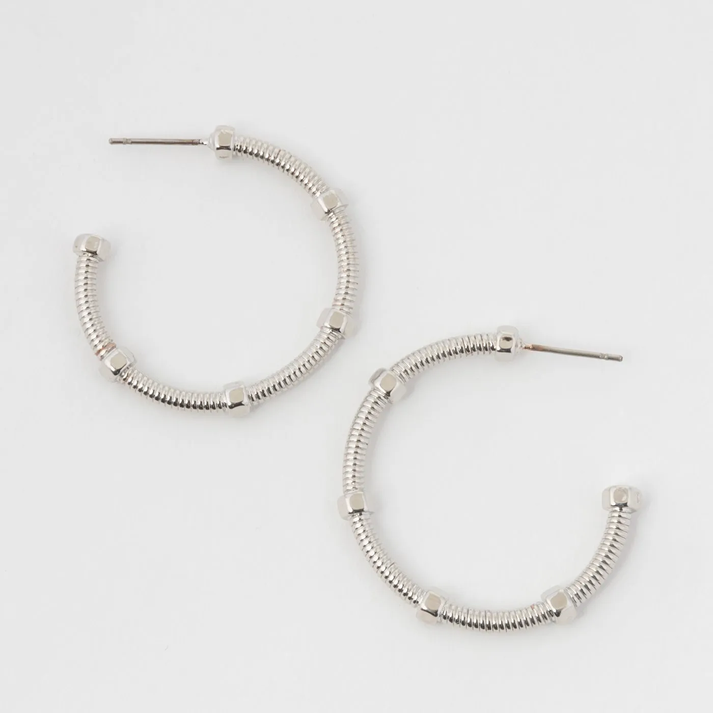 Howard's - Silver Nickle-Free Hoops