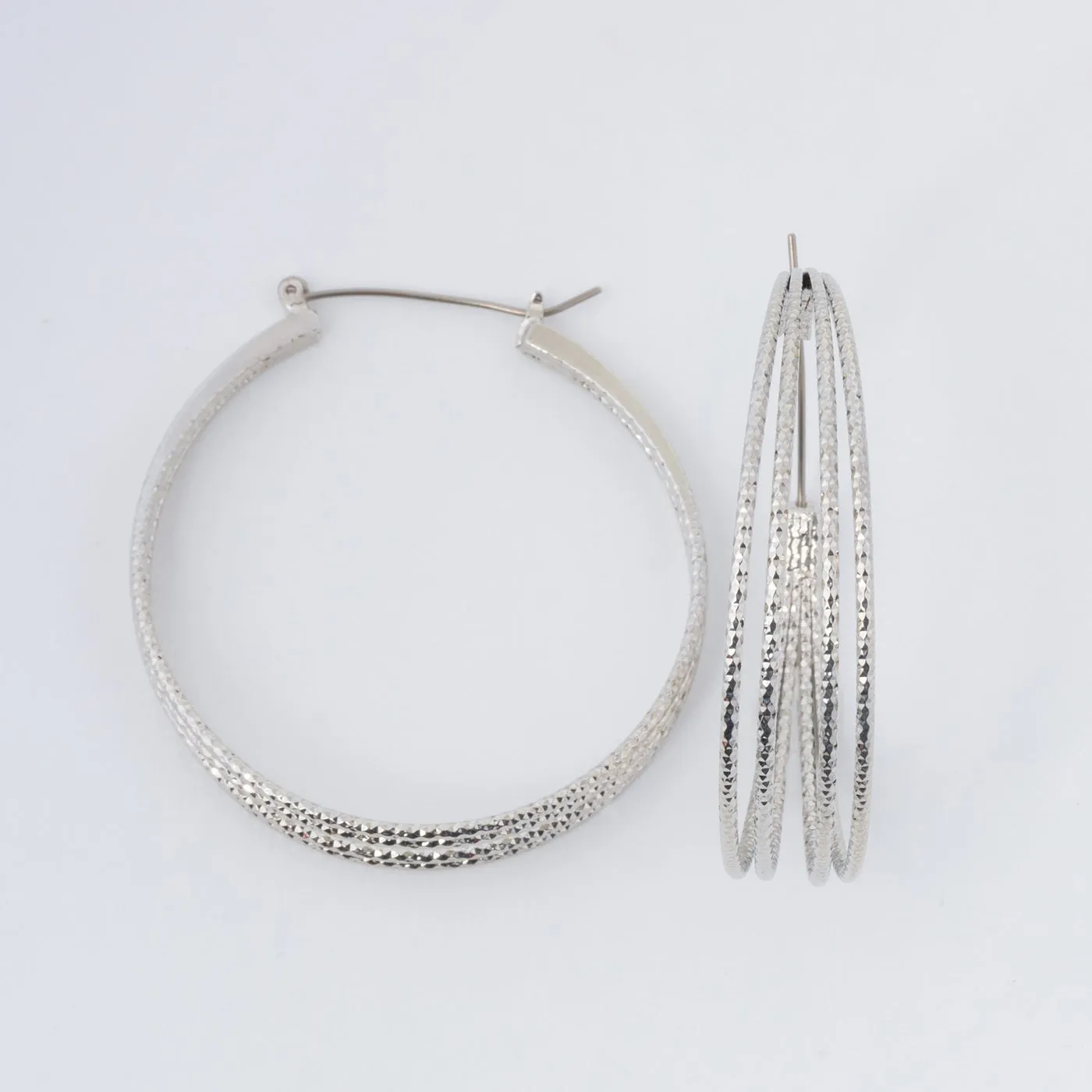Howard's - Silver Nickle-Free Hoops