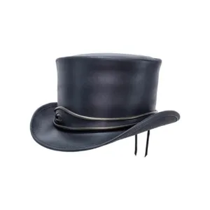 Illuminati Evil Eye Leather Top Hat