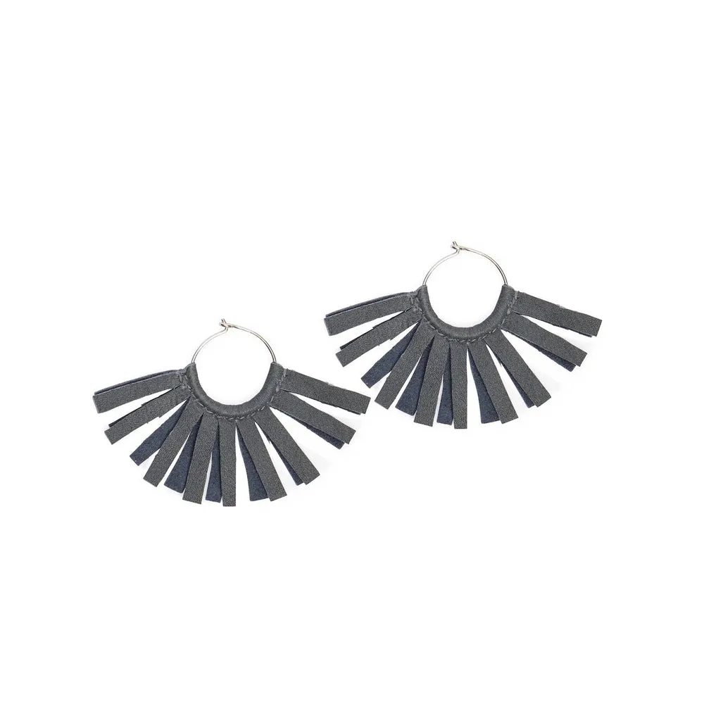 ISA earrings, grey