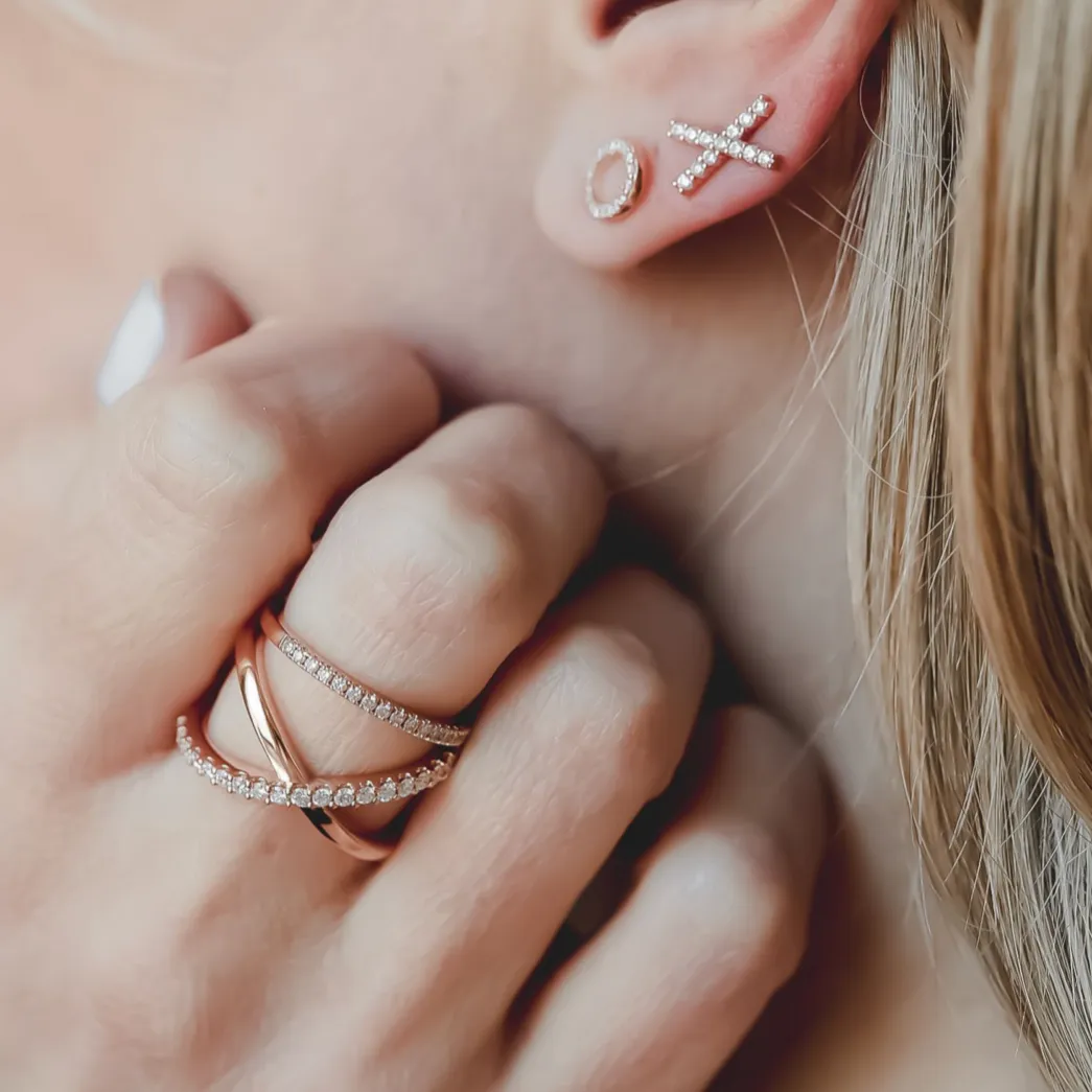 KATIA Diamond Stud Earring Single