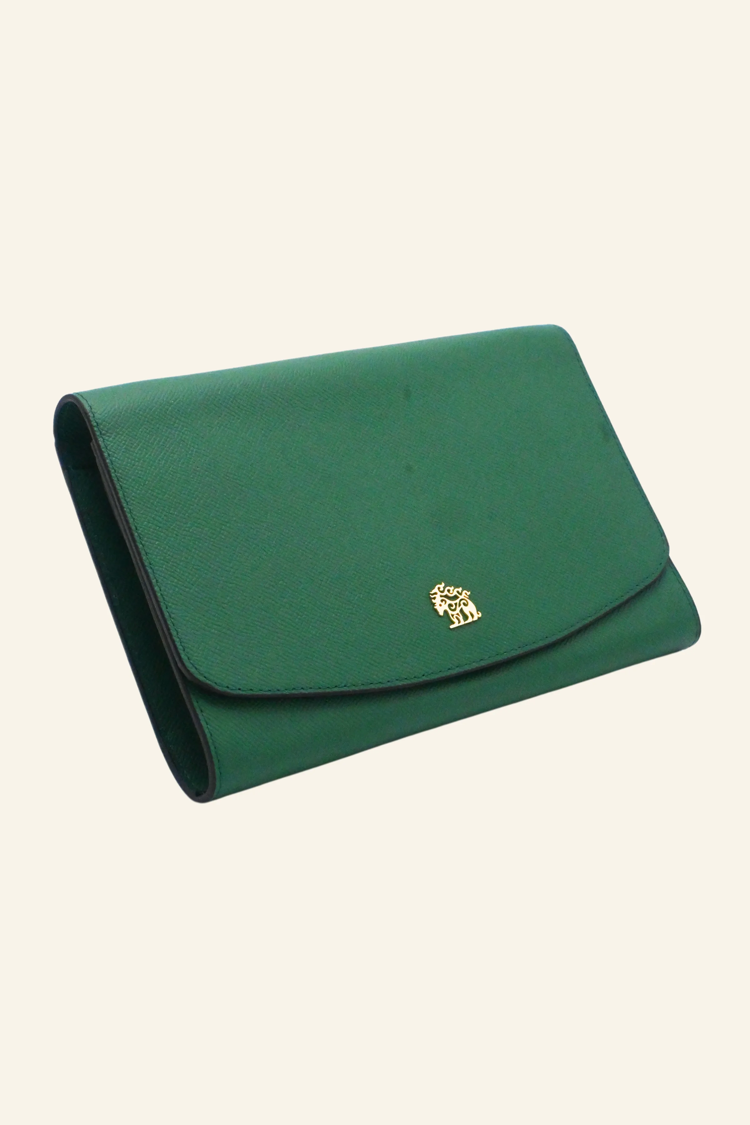 Leather Chain Clutch
