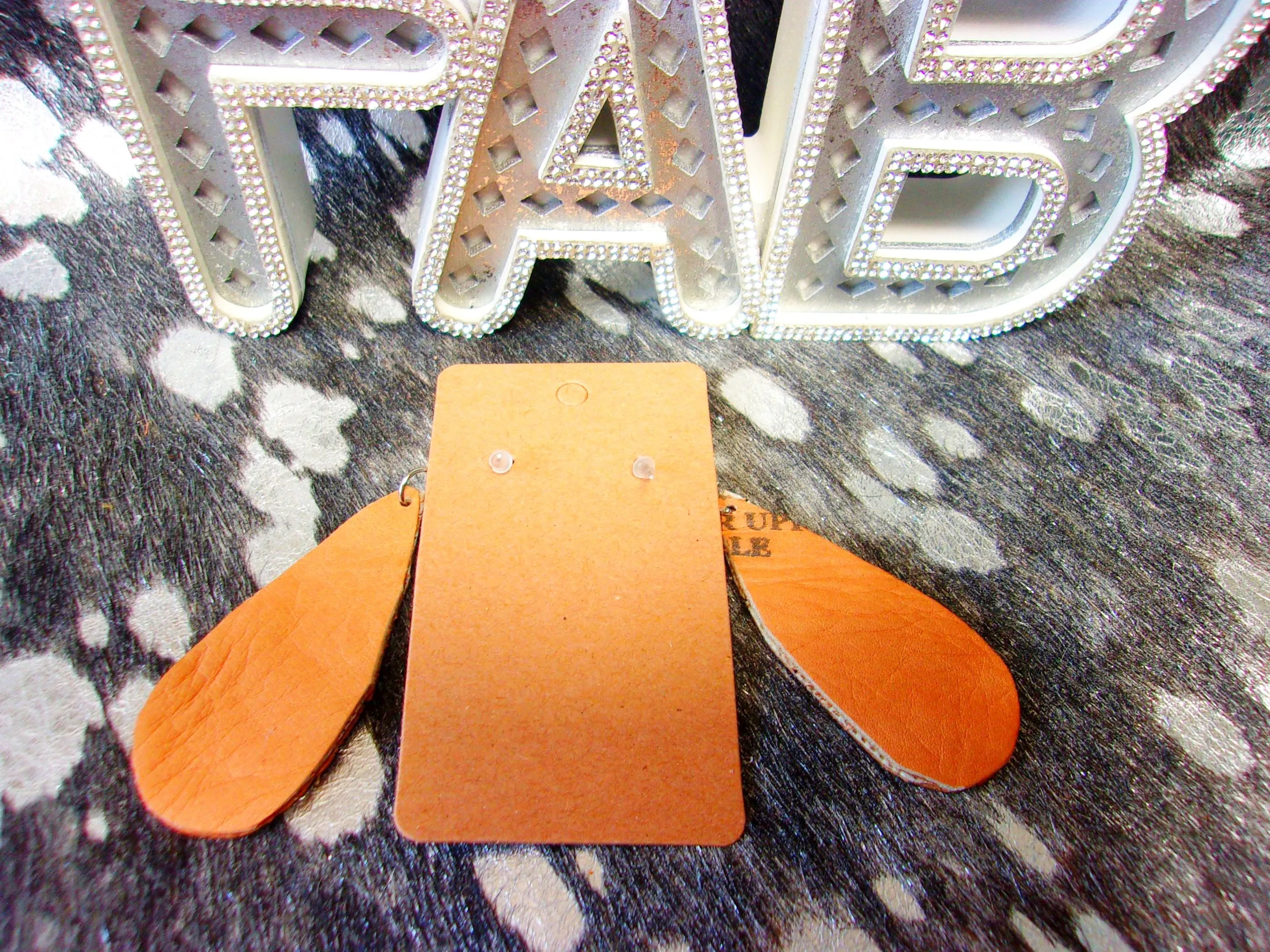 Leather Earrings ER06