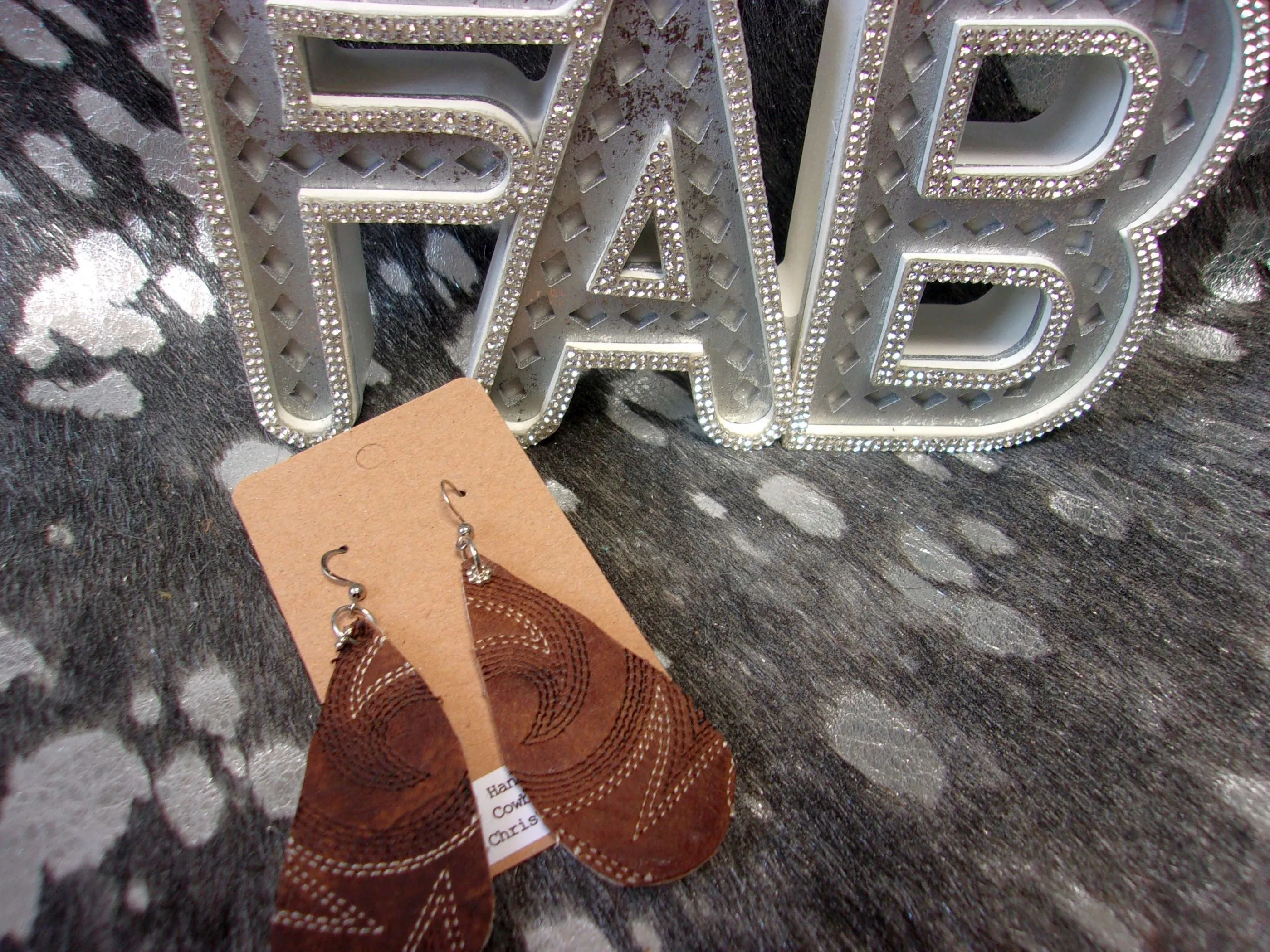 Leather Earrings ER06