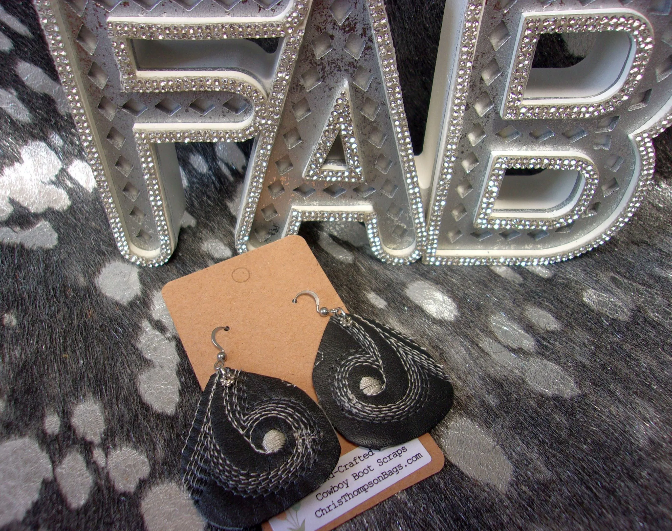 Leather Earrings ER07