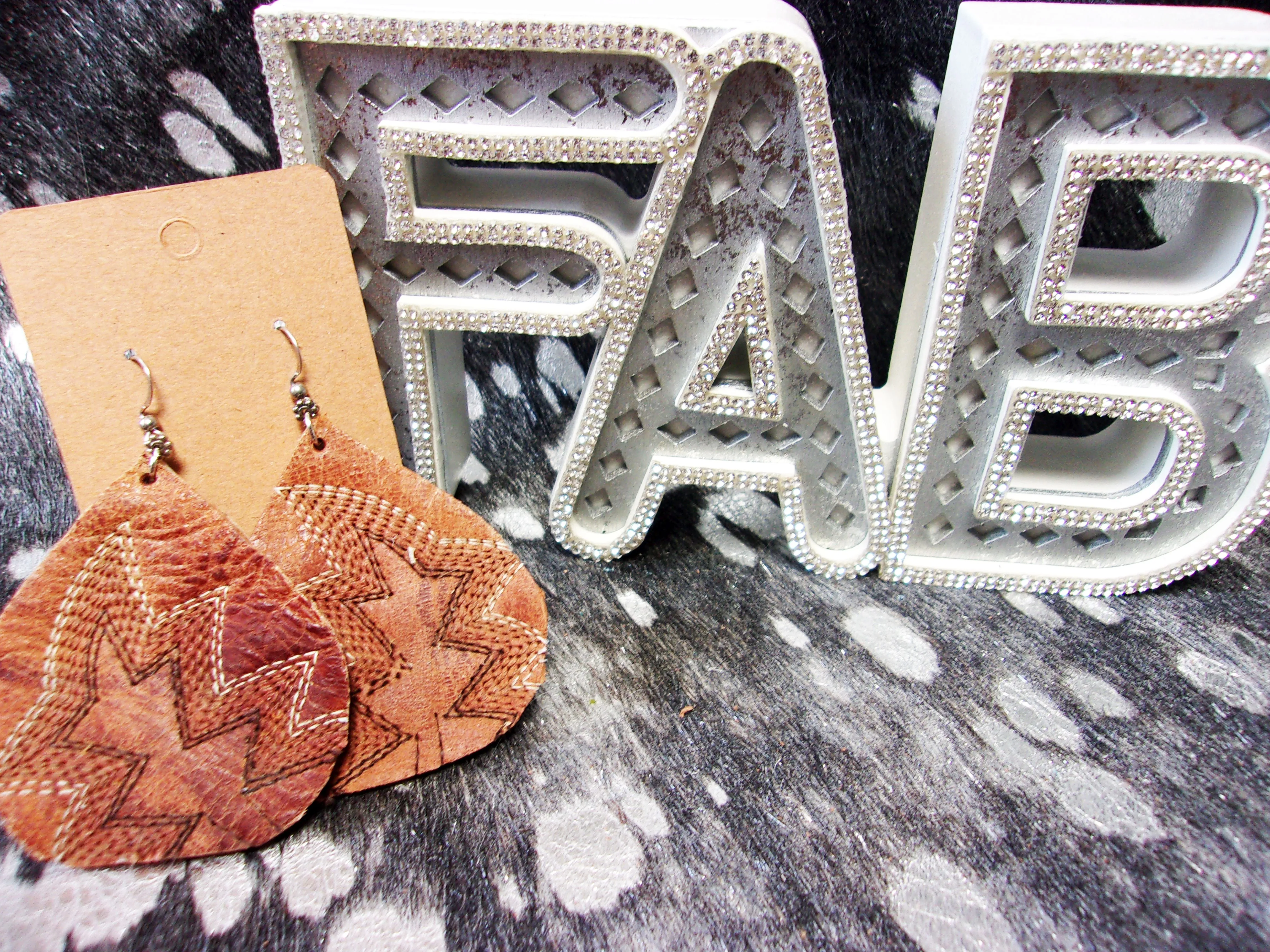 Leather Earrings ER31