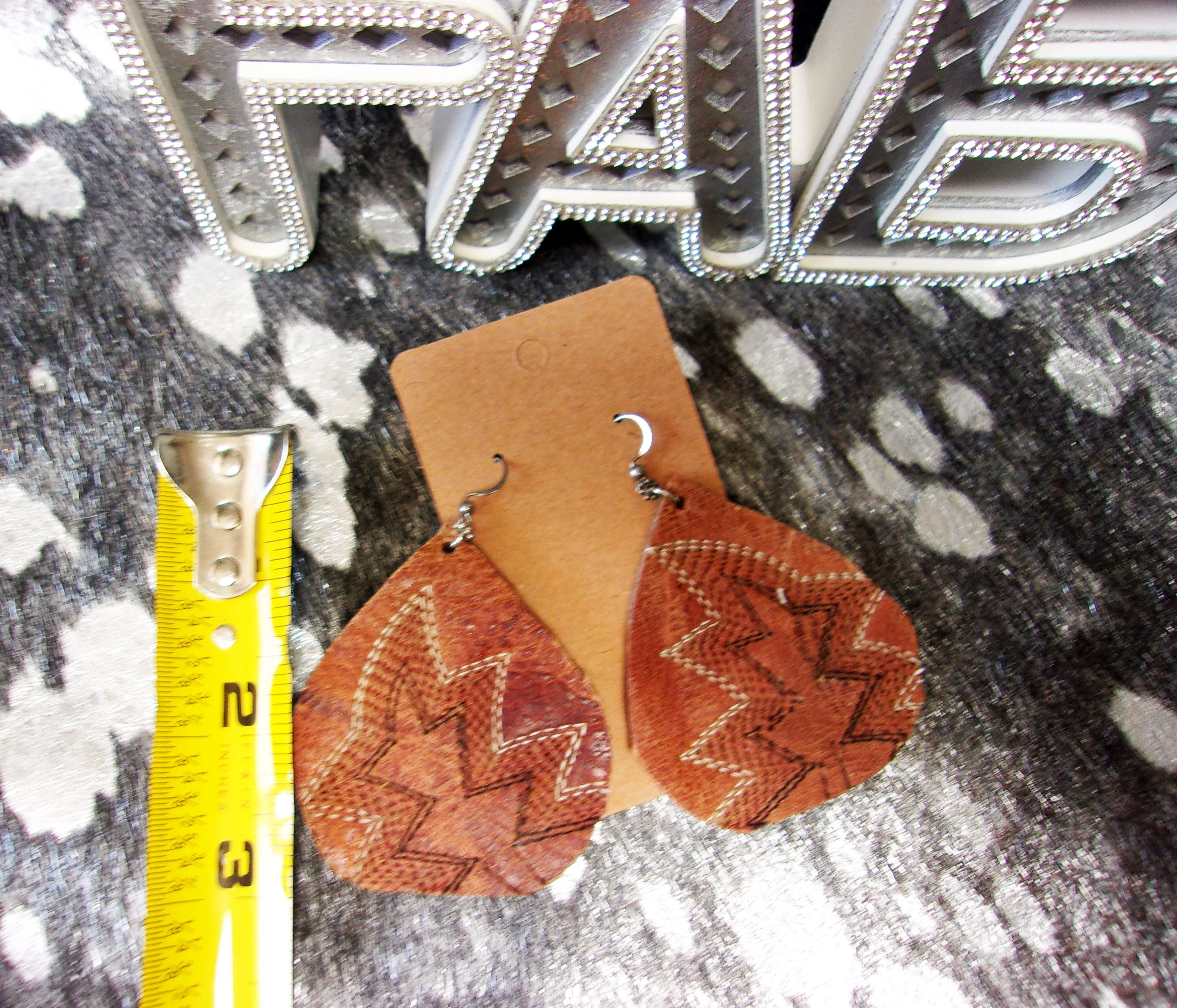 Leather Earrings ER31