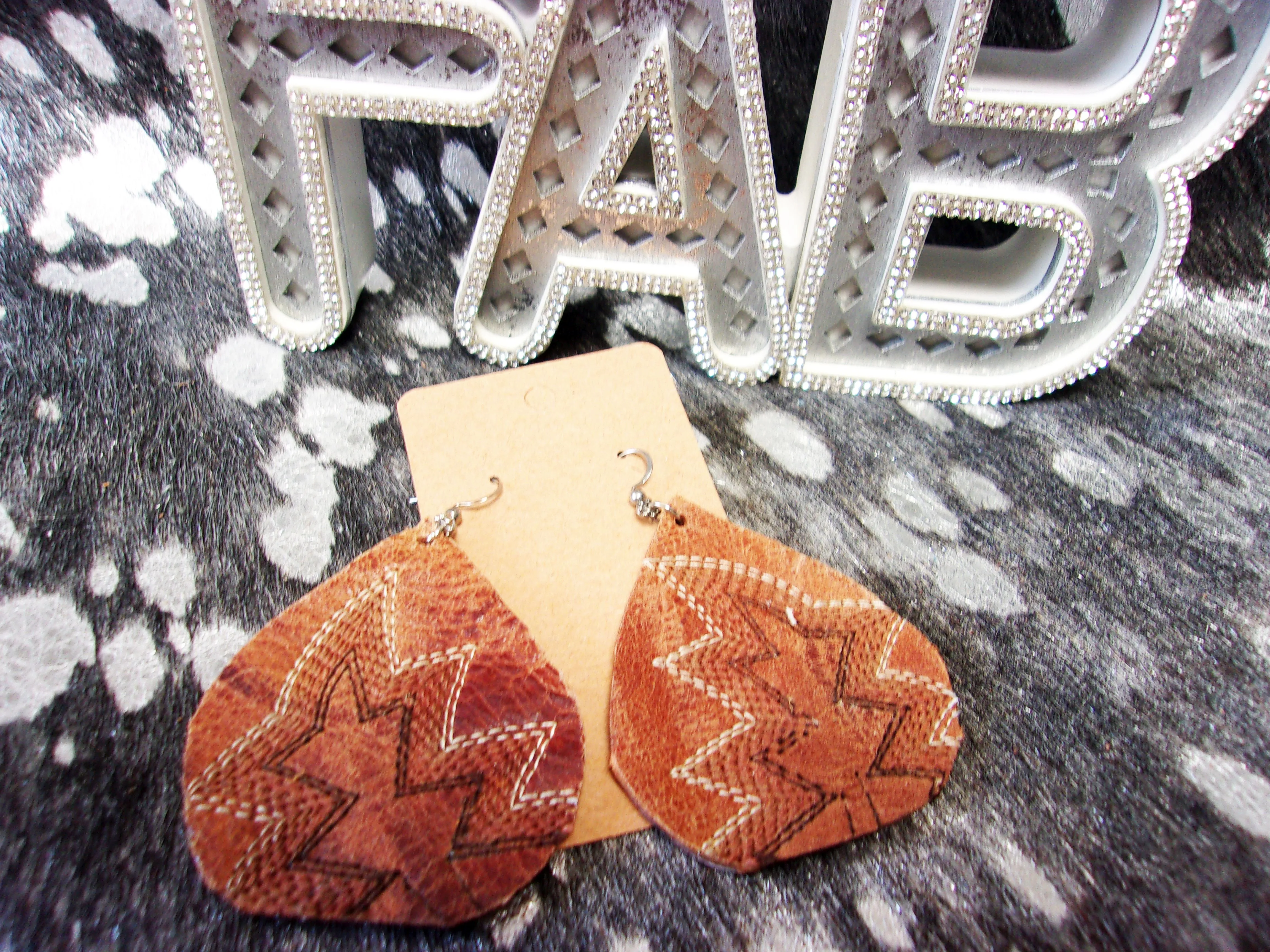 Leather Earrings ER31