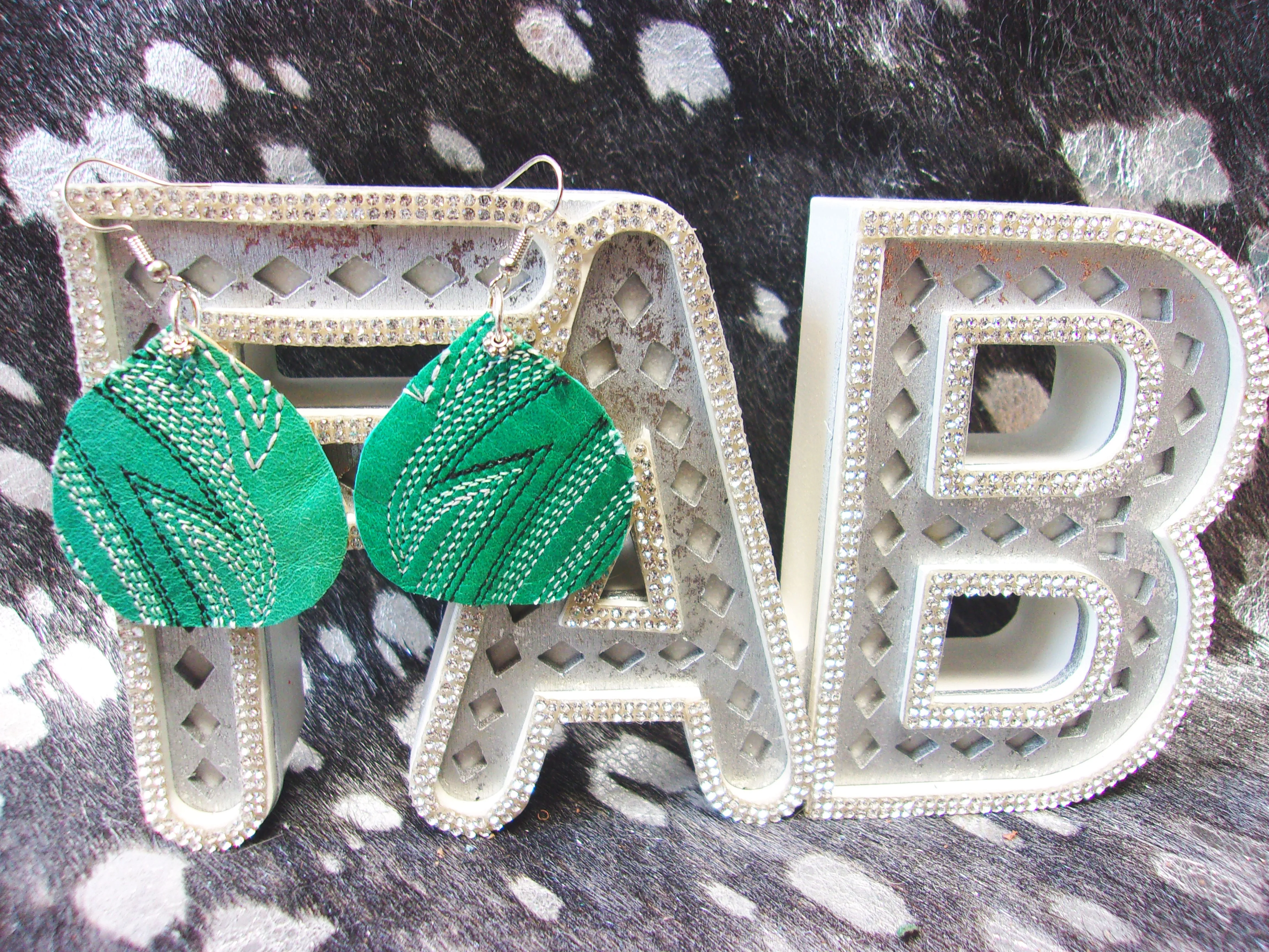 Leather Earrings ER60