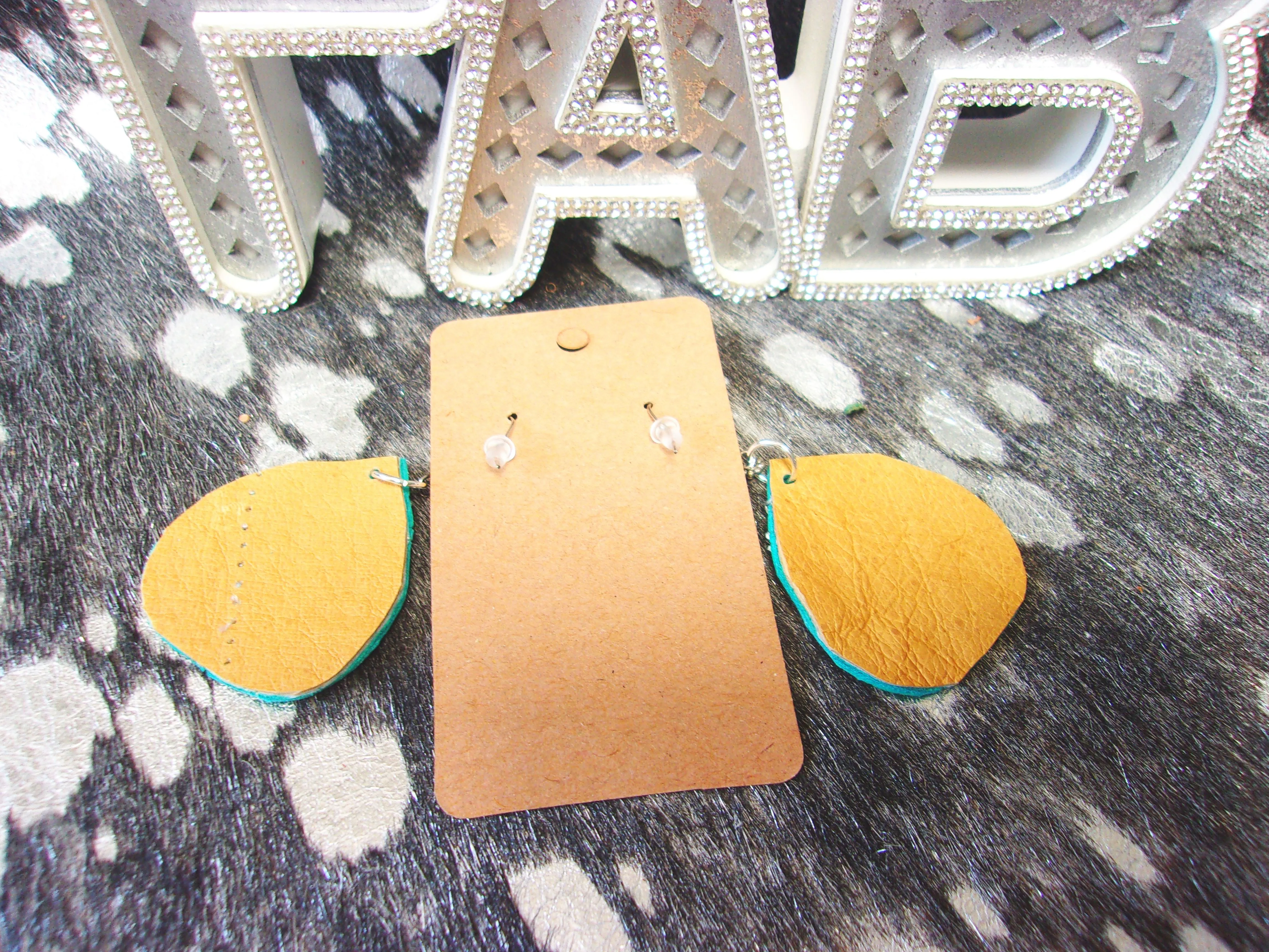 Leather Earrings ER60