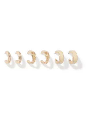 Lilith Mixed Hoop Earrings Multipack