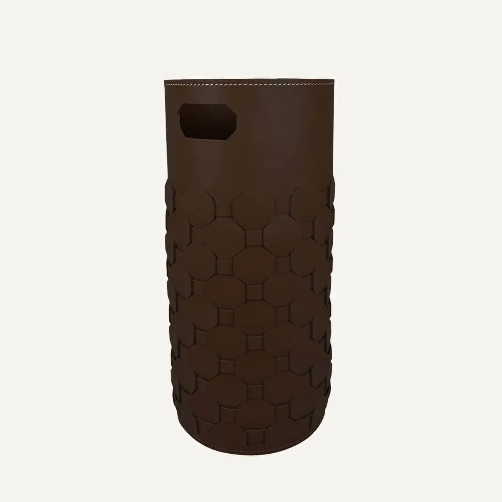 limac design lumia woven leather umbrella stand
