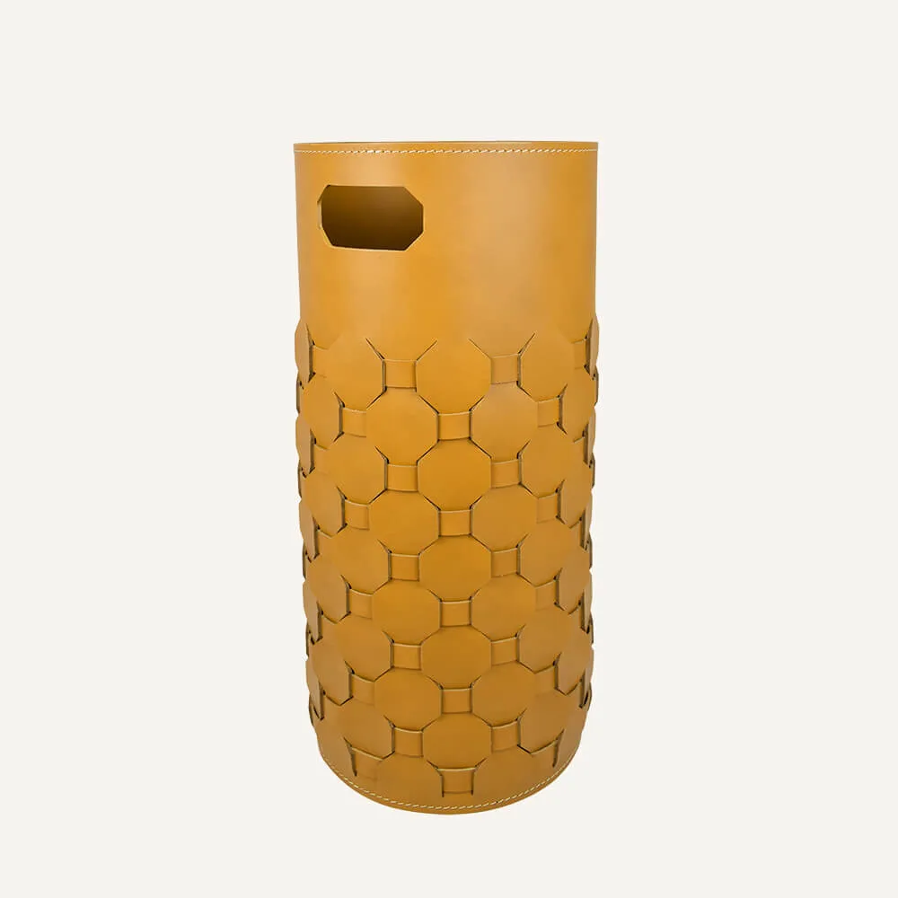 limac design lumia woven leather umbrella stand