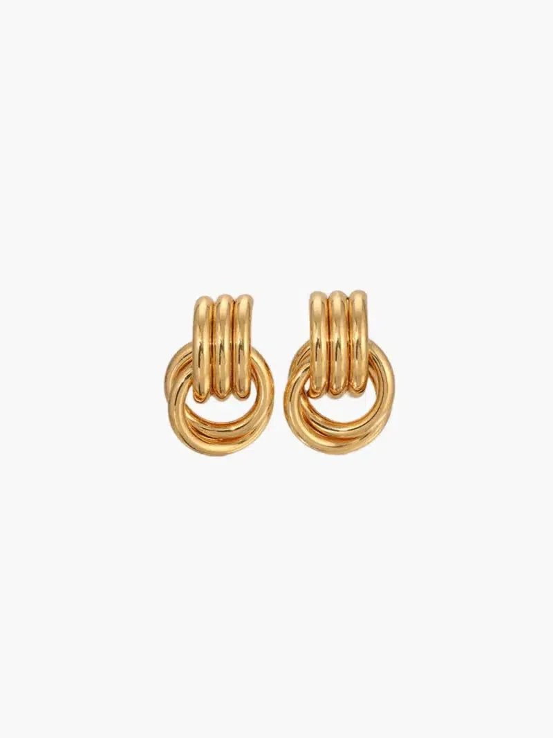 Luisa – Hollow design – Mini hoop earrings