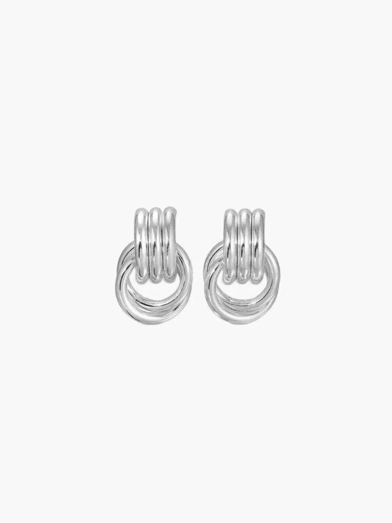 Luisa – Hollow design – Mini hoop earrings
