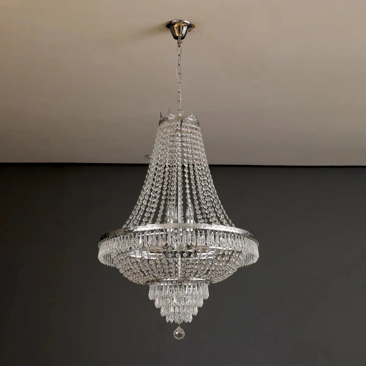 Luxury LED Crystal Chandelier for Modern Living Spaces