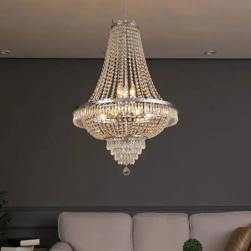 Luxury LED Crystal Chandelier for Modern Living Spaces
