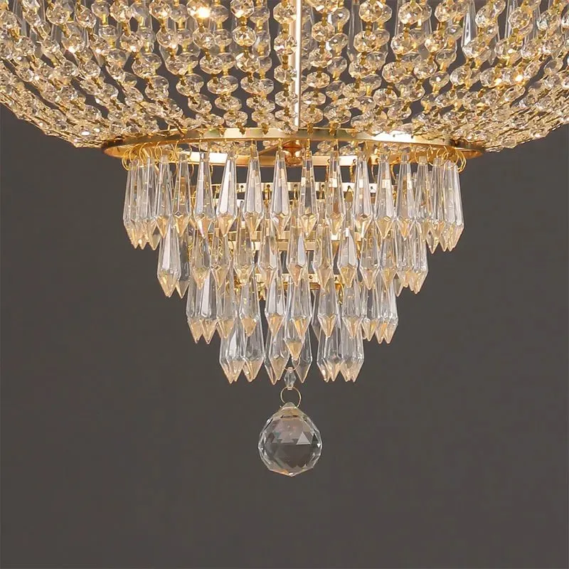 Luxury LED Crystal Chandelier for Modern Living Spaces