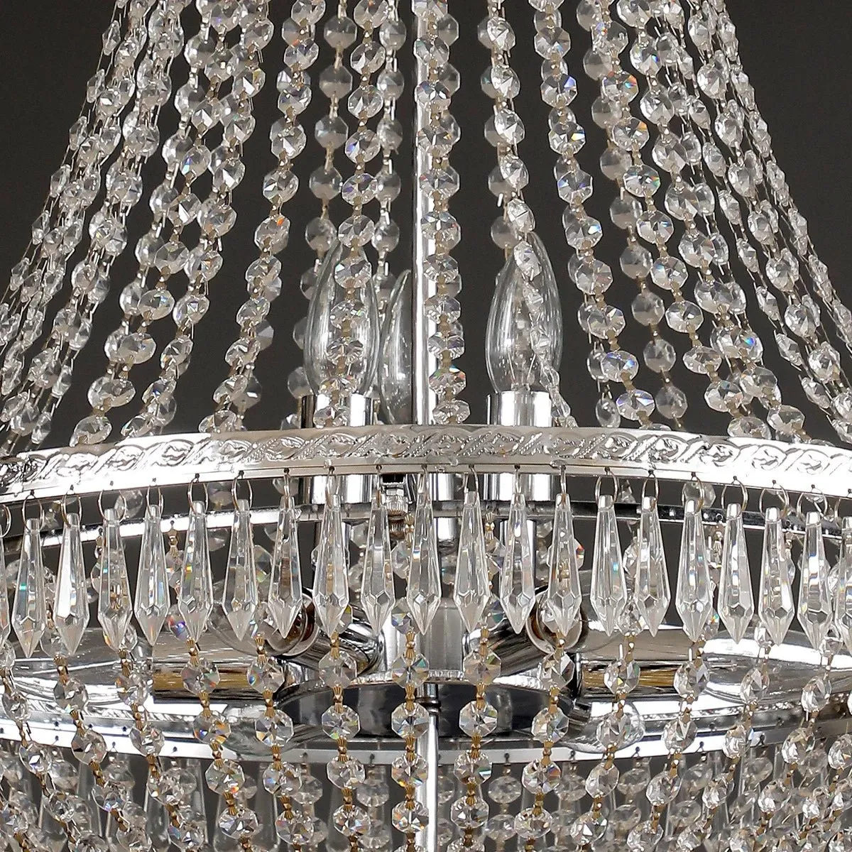 Luxury LED Crystal Chandelier for Modern Living Spaces