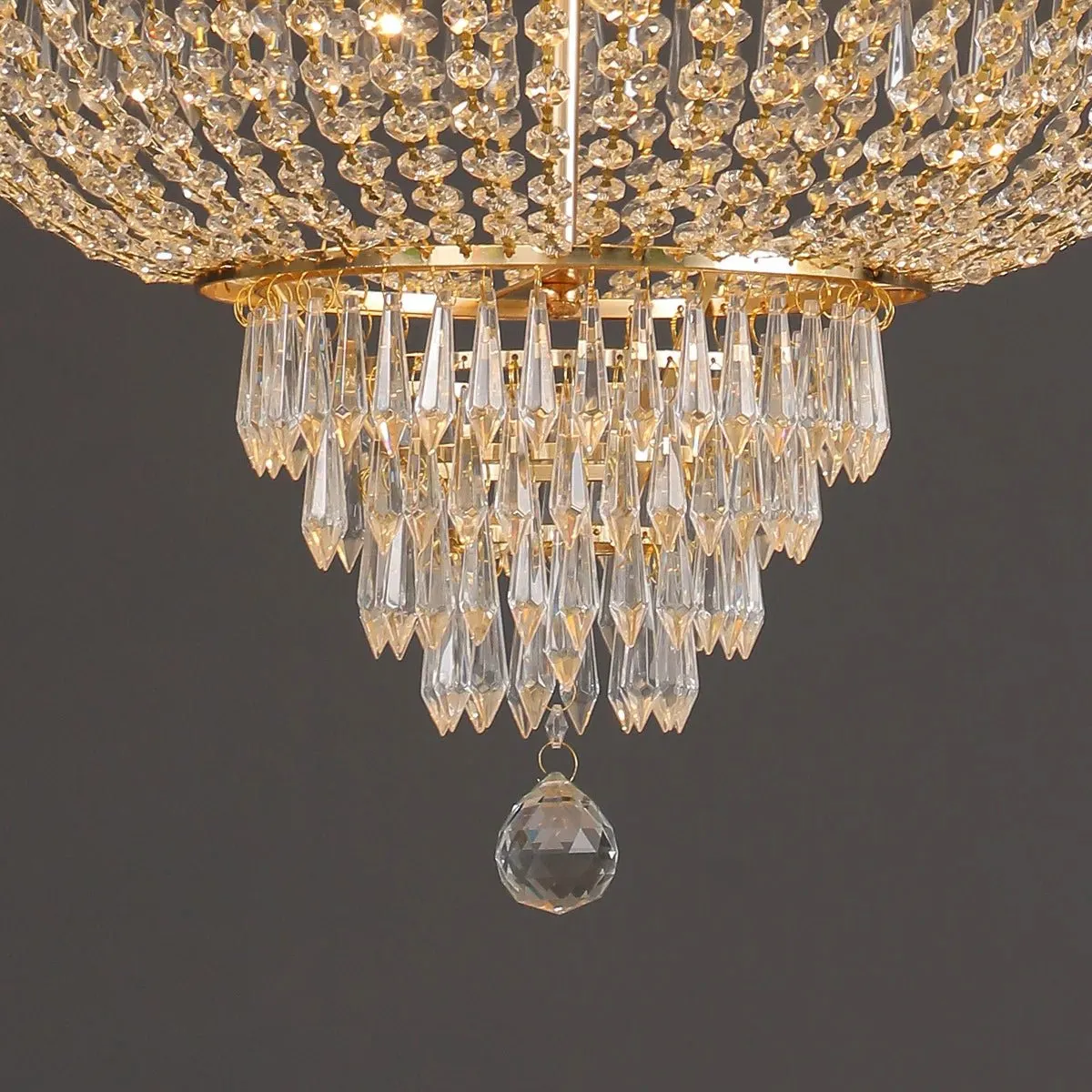 Luxury LED Crystal Chandelier for Modern Living Spaces