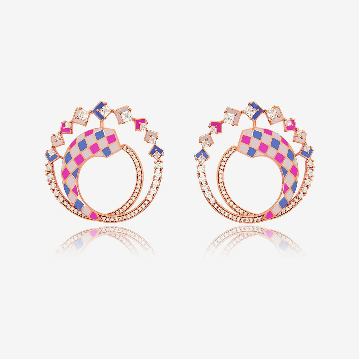 Meenakari Zircon Earring 169720