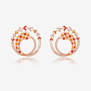 Meenakari Zircon Earring 169720