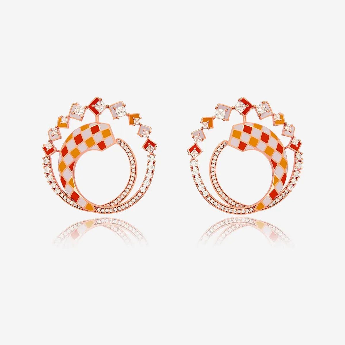Meenakari Zircon Earring 169720